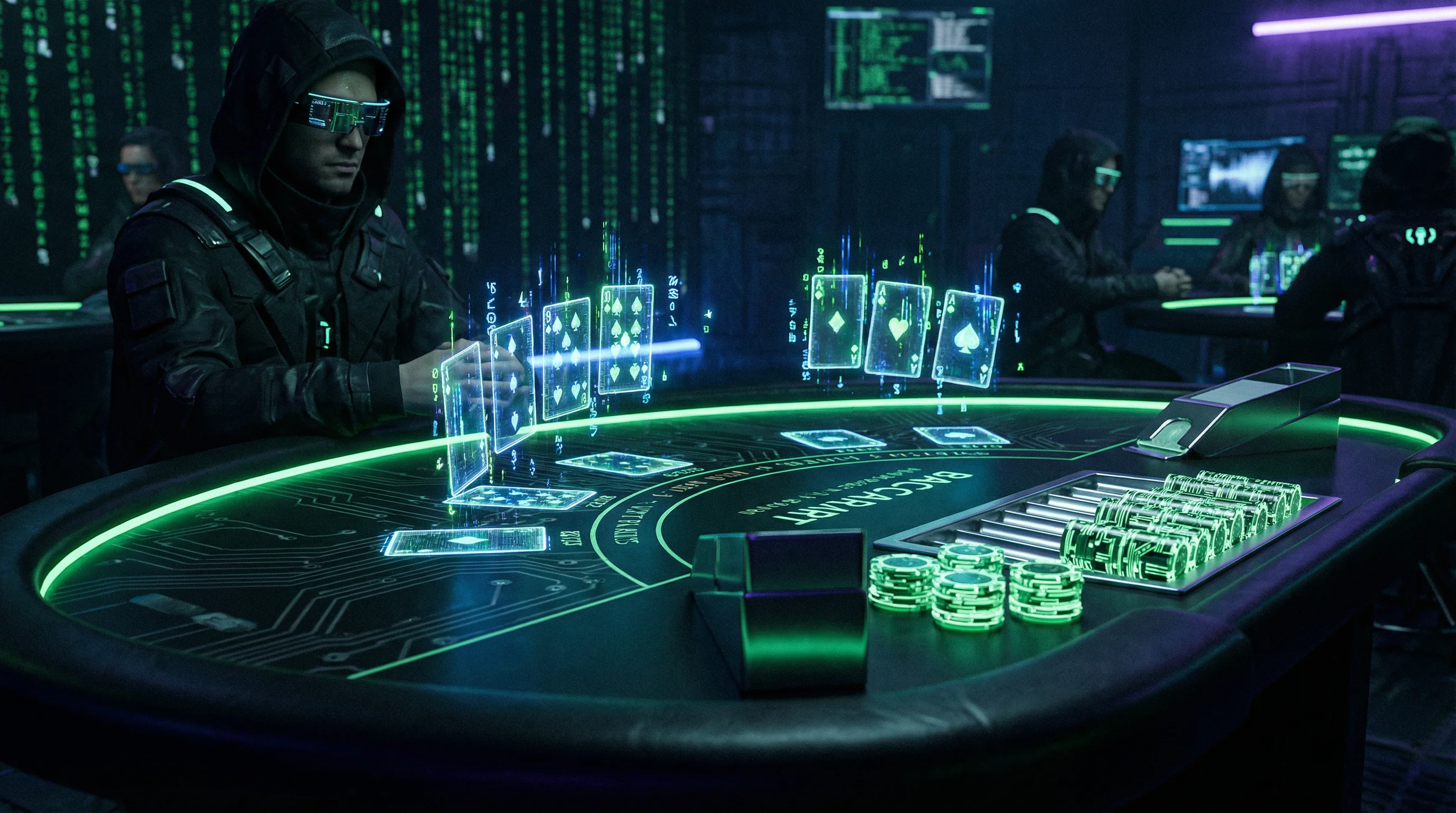 Mesa de bacará 1xBet con código promocional